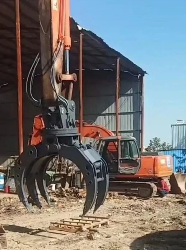 hydraulic wood grabber